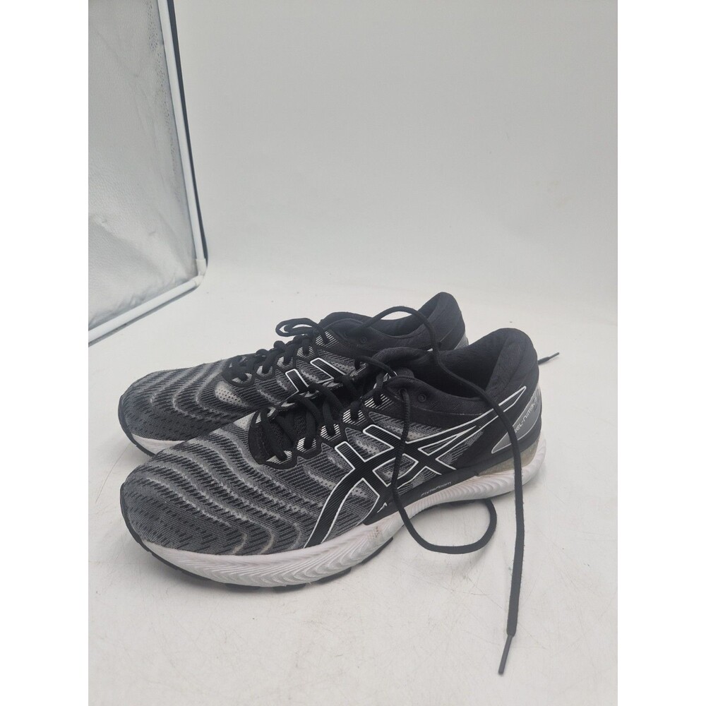 ASICS Men's GEL-Nimbus 22 Running Shoes Size 12 Black White 1011A680